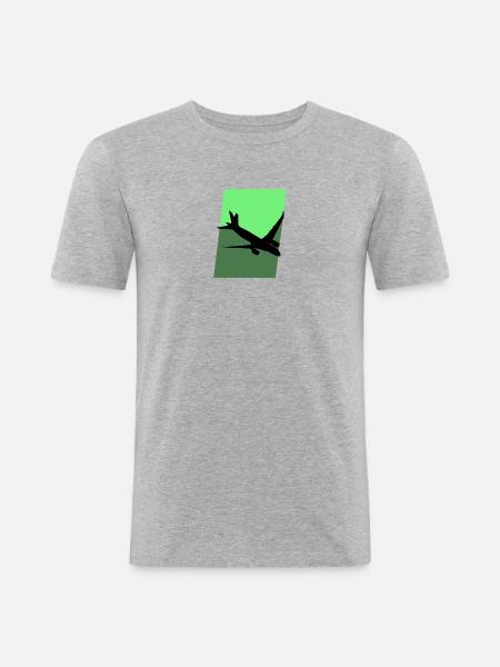 Aerospace Aviator Aerospace Engineering - Men's Slim Fit T-Shirt - heather grey