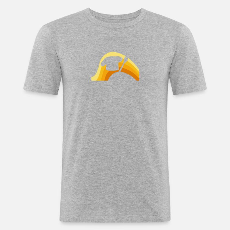 Cupcake Backen - Männer Slim Fit T-Shirt - Grau meliert