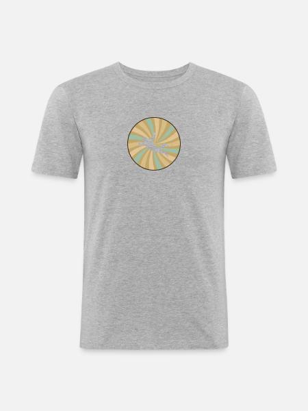 Skydiving Freefall Skydive - Men's Slim Fit T-Shirt - heather grey