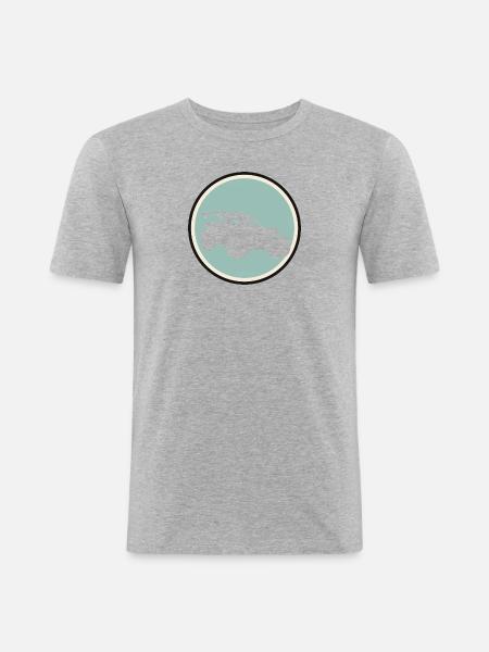 Autocross Speedster Racer - Men's Slim Fit T-Shirt - heather grey