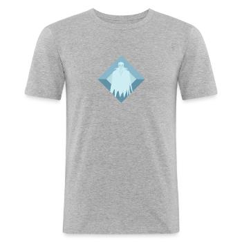 Vampire Blood Transformation - Men's Slim Fit T-Shirt - heather grey - Front - Nik (191cm)