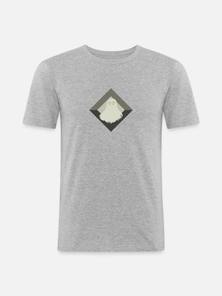 Ghost Terror - Men's Slim Fit T-Shirt - heather grey