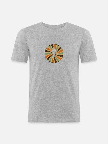 Marathon Start Line - Men's Slim Fit T-Shirt - heather grey