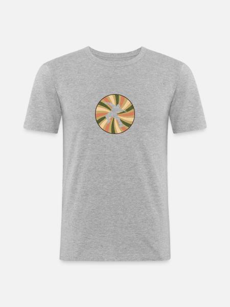 Breakdance Acrobatics Power Moves - Men's Slim Fit T-Shirt - heather grey