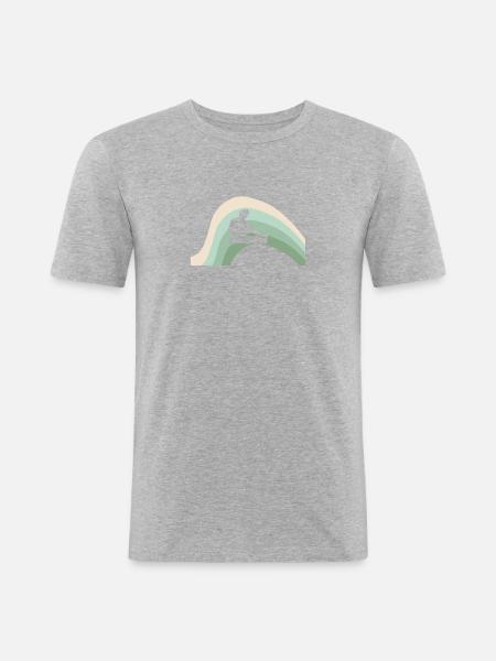DJ Djing - Men's Slim Fit T-Shirt - heather grey