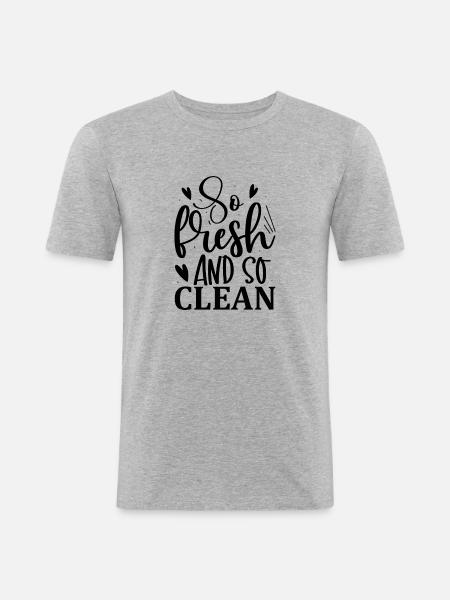So Fresh and so Clean - Men's Slim Fit T-Shirt - heather grey