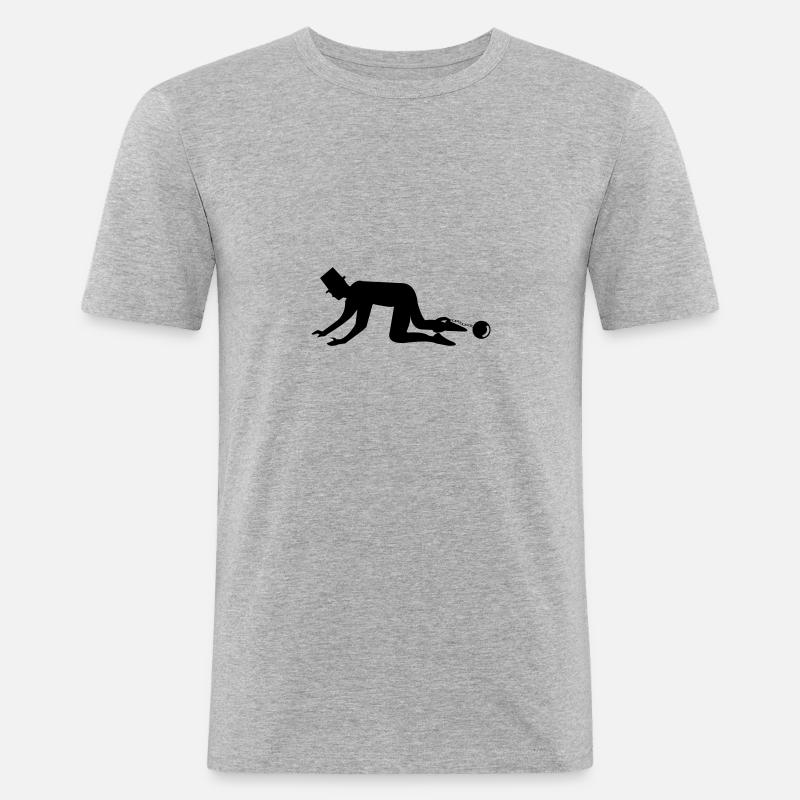 Groom - Men's Slim Fit T-Shirt - heather grey