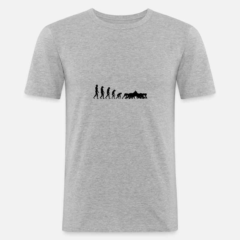 Evolution Rugby - Scrum - Men's Slim Fit T-Shirt - heather grey