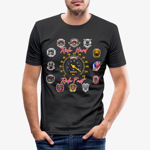 Ride Hard Ride Fast - Kollektion 3 - Männer Slim Fit T-Shirt