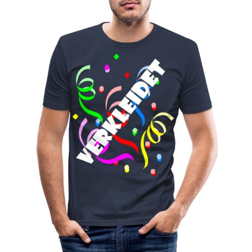 verkleidet Luftschlange Karneval Norddeutsch - Männer Slim Fit T-Shirt