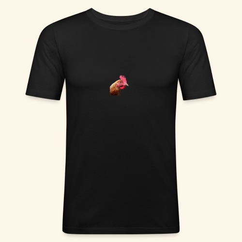 chicken - Miesten tyköistuva t-paita