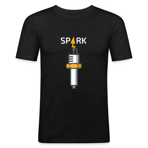spark - Mannen slim fit T-shirt