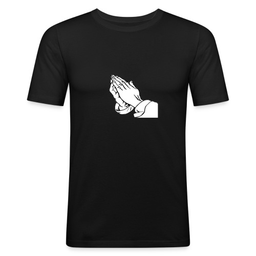 PRAYING HANDS x52 - Slim Fit T-shirt herr