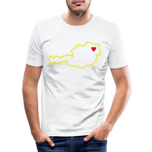 Ein Herz für Österreich - Männer Slim Fit T-Shirt