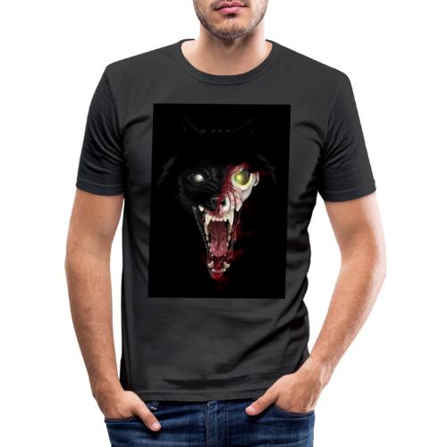 Zombie Wolf - Obcisła koszulka męska