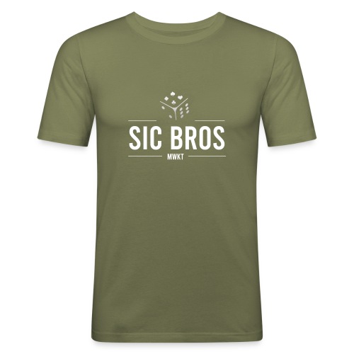 sicbros1 mwkt - Men's Slim Fit T-Shirt