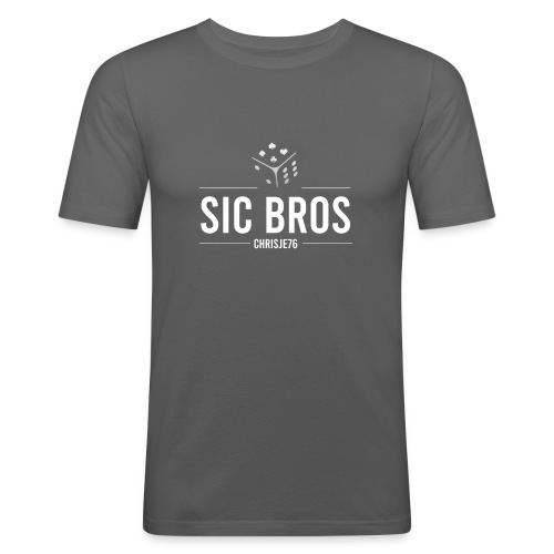 sicbros1 chrisje76 - Men's Slim Fit T-Shirt