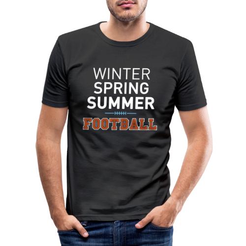 4 Seasons - American Football - Männer Slim Fit T-Shirt