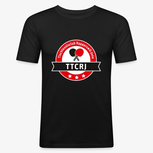 TTCRJ-Logo - Männer Slim Fit T-Shirt