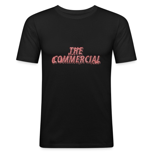 The Commercial #2 (Salmon Long Strokes) - Men's Slim Fit T-Shirt