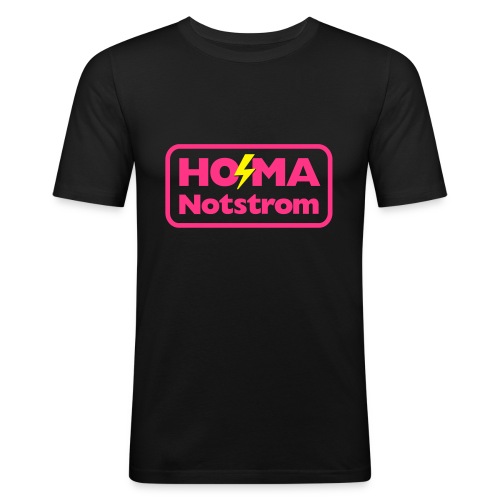 HO MA Shirt Logo - Männer Slim Fit T-Shirt