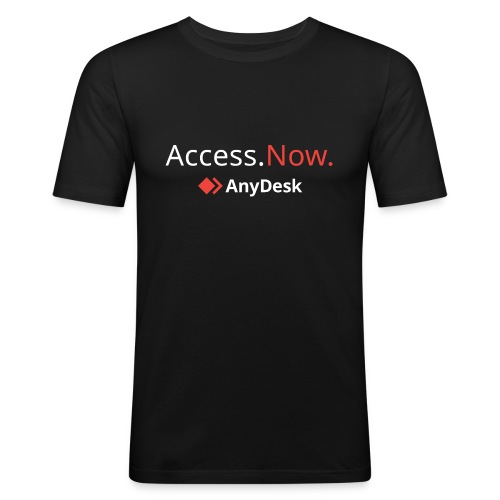 Access Now White - Männer Slim Fit T-Shirt