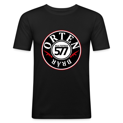577 ORTEN crew hoodie - Slim Fit T-shirt herr