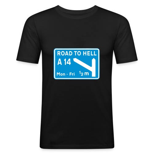 A14 Road to Hell - Men's Slim Fit T-Shirt