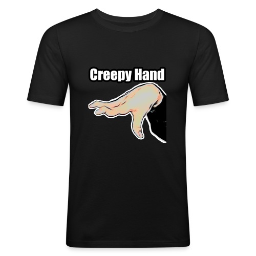 #WHEELTALK CreepyHand @dominikfels - Männer Slim Fit T-Shirt