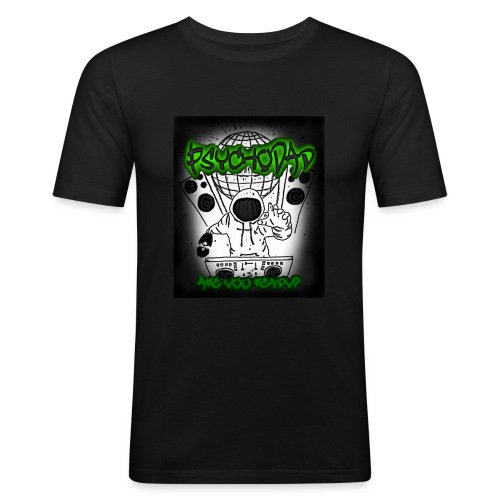 PsychoDad - AreYouReady - Miesten tyköistuva t-paita