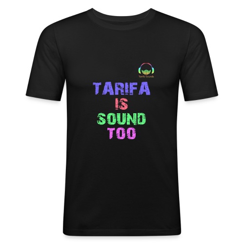 Tarifa tambiés es sonido - Camiseta ajustada hombre