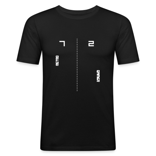 Retro Gamer PONG - Männer Slim Fit T-Shirt