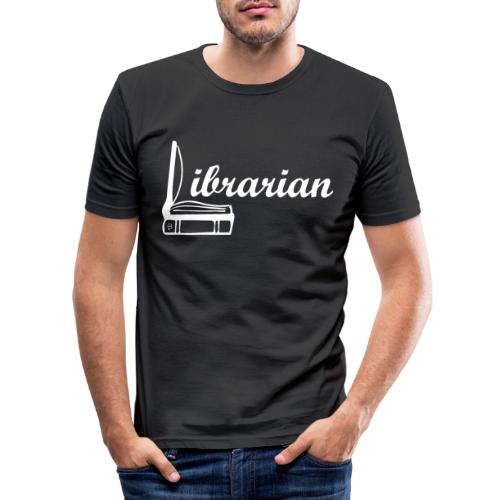0325 Bibliotekar Bibliotekar Cool design - Herre Slim Fit T-Shirt