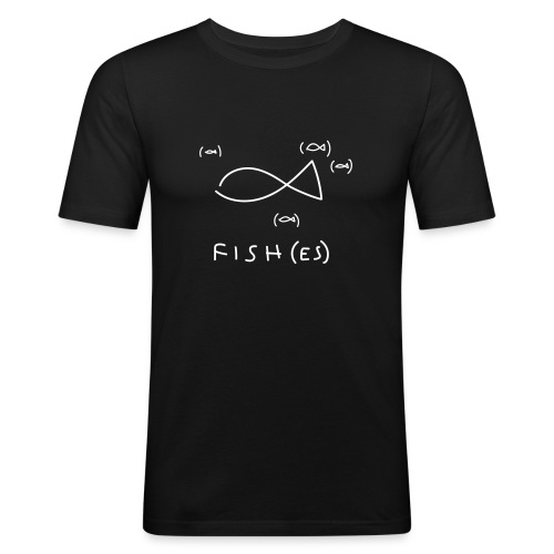 fish (es) - Maglietta aderente da uomo