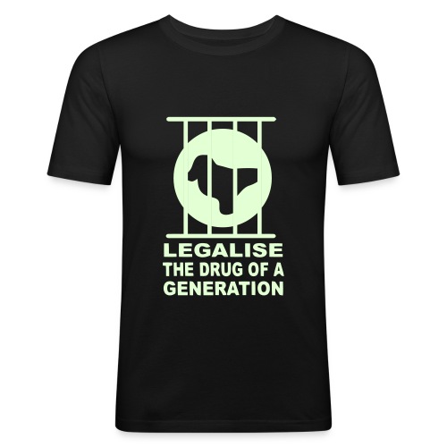 Legalise Ecstasy T-shirt design - Men's Slim Fit T-Shirt