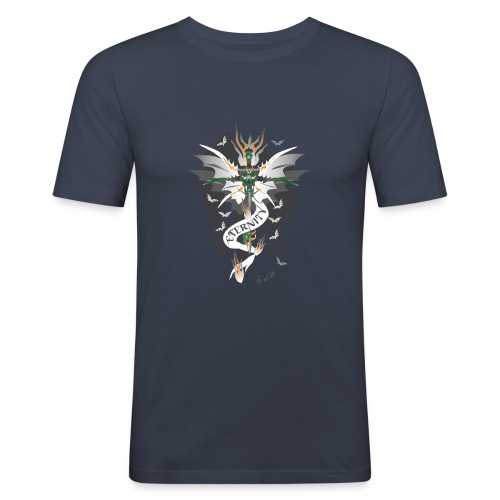 Dragon Sword - Eternity - Drachenschwert - Männer Slim Fit T-Shirt