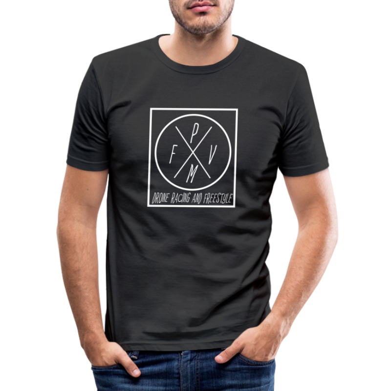 Munich FPV Logo - Männer Slim Fit T-Shirt