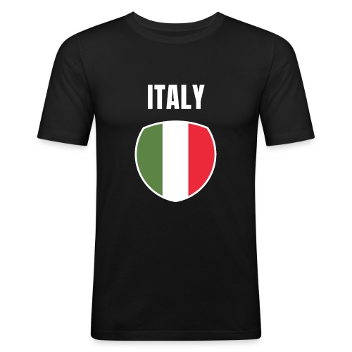 Pays Italie - T-shirt près du corps Homme