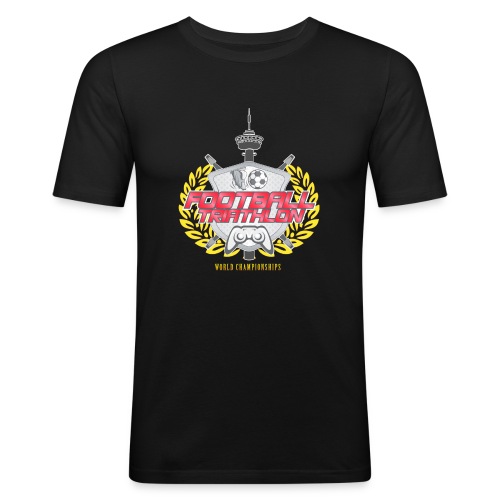 Football Triathlon World Championships logo - Men's Slim Fit T-Shirt