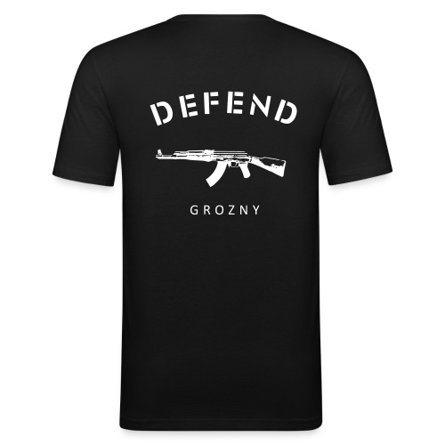 DEFEND GROZNY - Men's Slim Fit T-Shirt