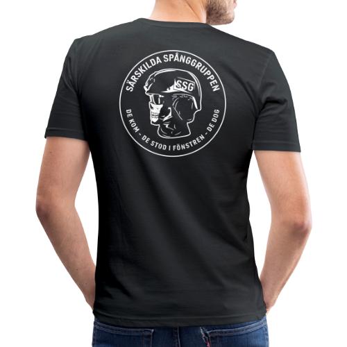 SSG Cirkel Huvud Outline W - Slim Fit T-shirt herr