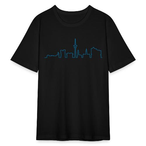 Skyline von HAMBURG, HH Panorama - Männer Slim Fit T-Shirt