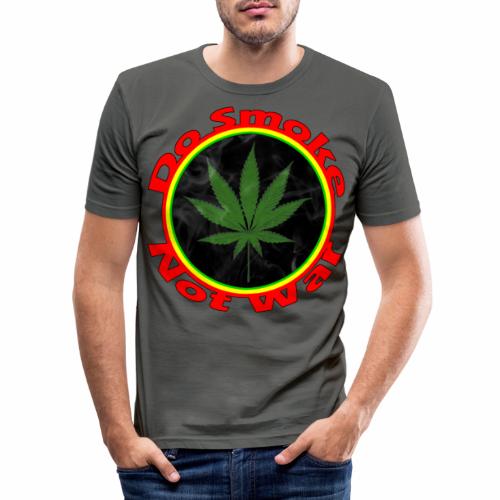 Do Smoke Not War - Männer Slim Fit T-Shirt