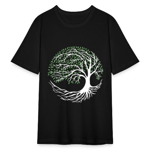 Baum des Lebens Yggdrasil Weltenbaum, tree of life - Männer Slim Fit T-Shirt