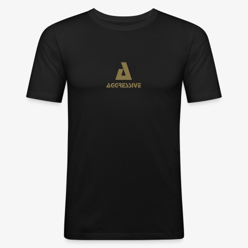 Aggressive Brand - Camiseta ajustada hombre