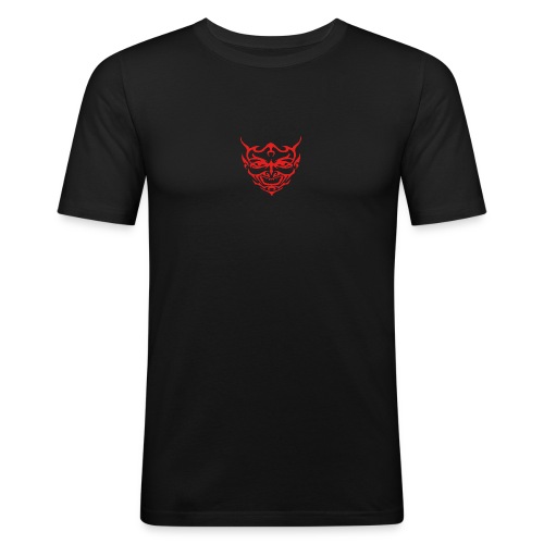 Devil Face Satans Memes Sweater - Mannen slim fit T-shirt