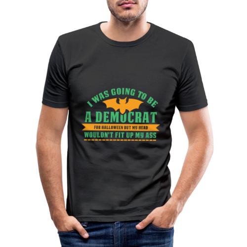 Ich wollte ein Demokrat zu Halloween sein - Männer Slim Fit T-Shirt