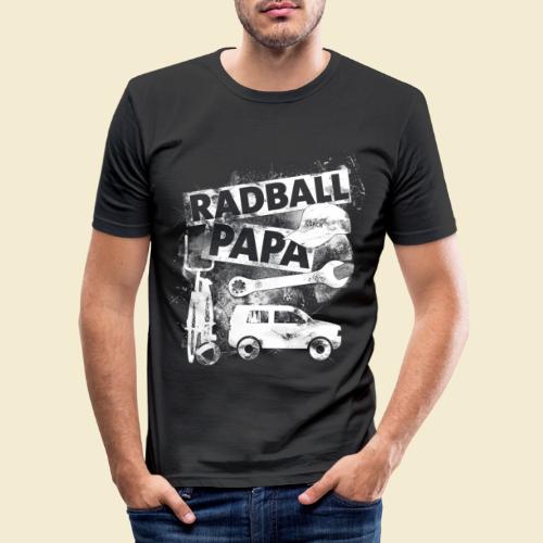 Radball | Papa - Männer Slim Fit T-Shirt