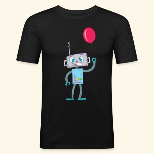 Cute Robot Kids Tees - Men's Slim Fit T-Shirt