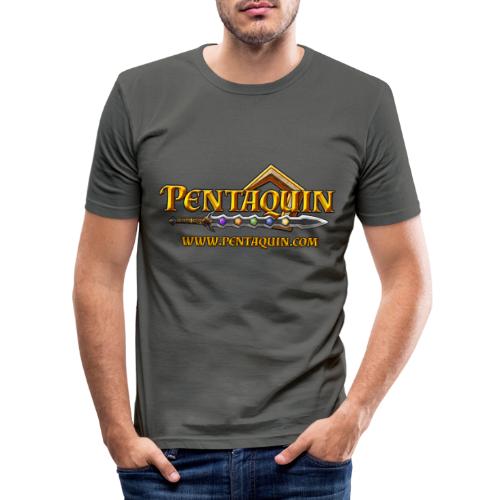 Pentaquin - Männer Slim Fit T-Shirt